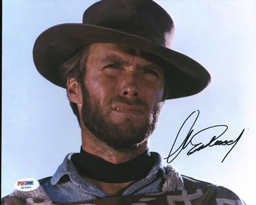 Clint Eastwood The Good, the Bad and the Ugly Signed 8x10 Photo PSA/DNA #X03442