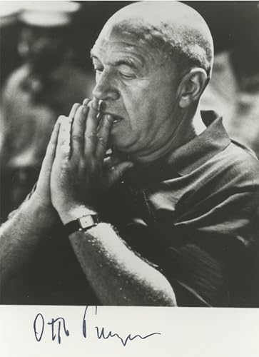 Otto Preminger Laura Authentic Signed 3.5x5.5 Black & White Photo BAS #BK43349