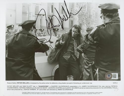 Peter Weller Shakedown Authentic Signed 8x10 Photo Autographed BAS #BK03902