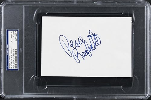 Rosanna Arquette Authentic Signed 4x6 Index Card Autographed PSA/DNA Slabbed 3