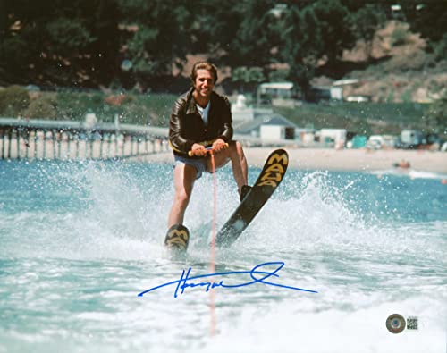 Henry WInkler Happy Days Authentic Signed 11x14 Jump The Shark Photo BAS