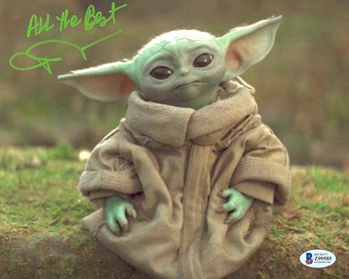 John Rosengrant The Mandalorian "All The Best" Signed 8x10 Photo BAS #Z99585