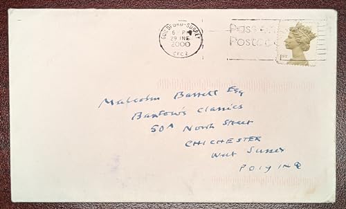 Alec Guinness Authentic Handwritting Sample on 4.25x6.5 Envelope BAS #AB14570