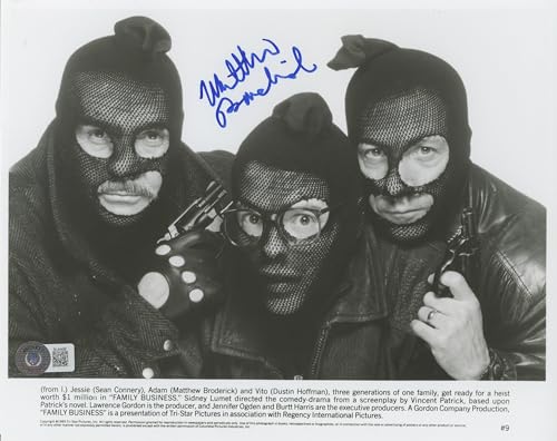 Matthew Broderick Family Business Authentic Signed 8x10 Photo BAS #BL44496