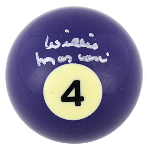 Willie Mosconi Authentic Signed #4 Billiards Pool Ball PSA/DNA #AA82176
