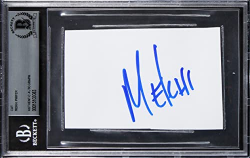 Mekhi Phifer Paid In Full Authentic Signed 3x5 Index Card Autographed BAS Slab