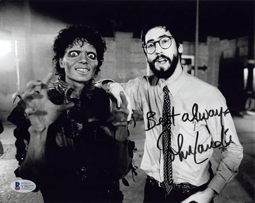 John Landis Thriller "Best Always" Authentic Signed 8x10 Photo BAS #Y30277