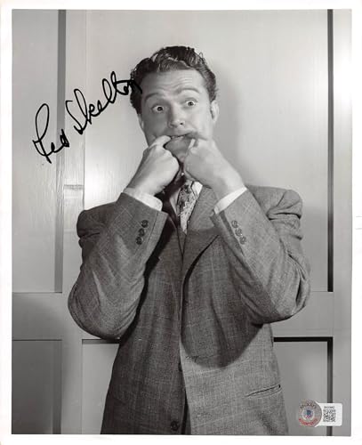 Red Skelton Whistling in Brooklyn Authentic Signed 8x10 Photo BAS #BK03962
