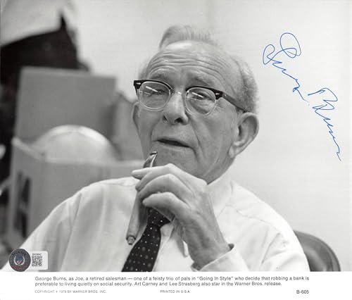 George Burns Going in Style Authentic Signed 8x10 Photo Autographed BAS #BK03842
