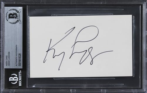 Kenny Loggins Musician Authentic Signed 3x5 Index Card Autographed BAS Slabbed