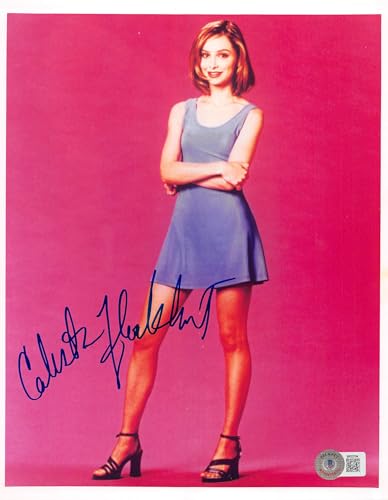 Calista Flockhart Ally McBeal Authentic Signed 8x10 Photo BAS #BK03794