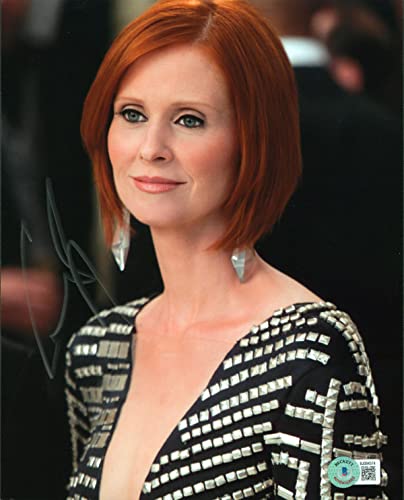 Cynthia Nixon Sex And The City Authentic Signed 8x10 Photo BAS #BJ084574