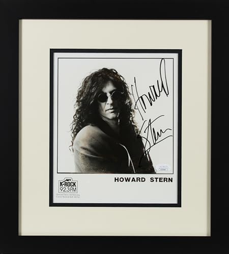 Howard Stern Private Parts Signed 8x10 Framed B&W Promo Photo JSA #AL55195
