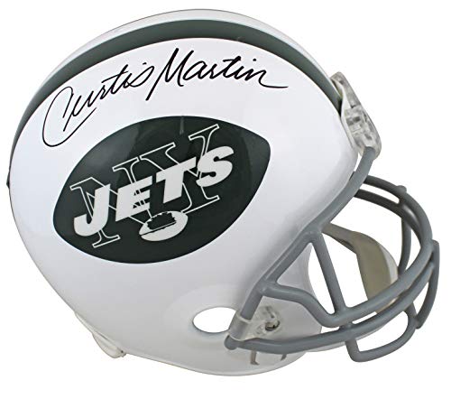 Jets Curtis Martin Authentic Signed Full Size Rep Helmet PSA/DNA Itp