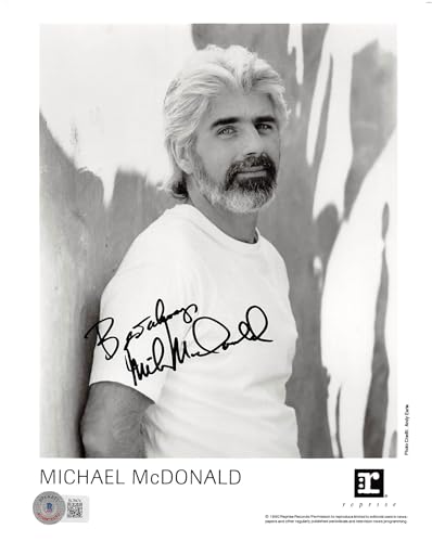 Michael McDonald Doobie Brothers "Best Always" Signed 8x10 Photo BAS #BL76474