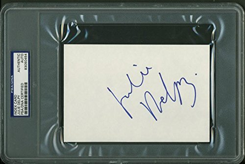 Julie Delpy Authentic Signed 4X6 Index Card Autographed PSA Slabbed #83050454
