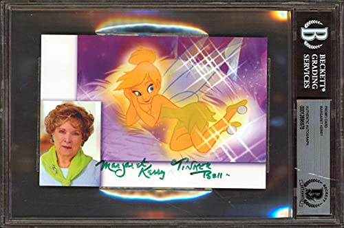 Disney Margaret Kerry Tinkerbell Authentic Signed Art Print 4x6 Photo BAS Slab