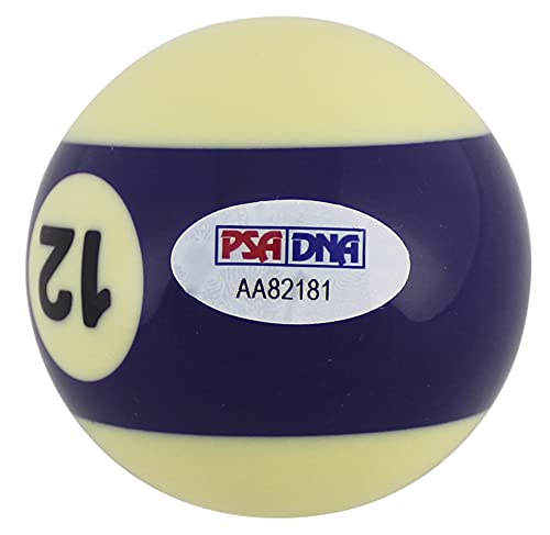 Willie Mosconi Authentic Signed Billiards Pool #12 Ball Autographed PSA #AA82181