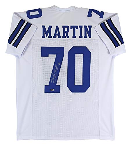 Zack Martin Authentic Signed White Pro Style Jersey Autographed BAS Witnessed