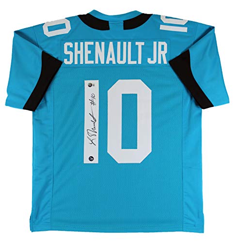 Laviska Shenault Jr. Authentic Signed Teal Pro Style Jersey BAS Witnessed