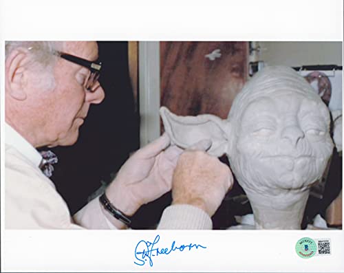 Stuart Freeborn Star Wars Authentic Signed 8x10 Photo Autographed BAS #BB41950
