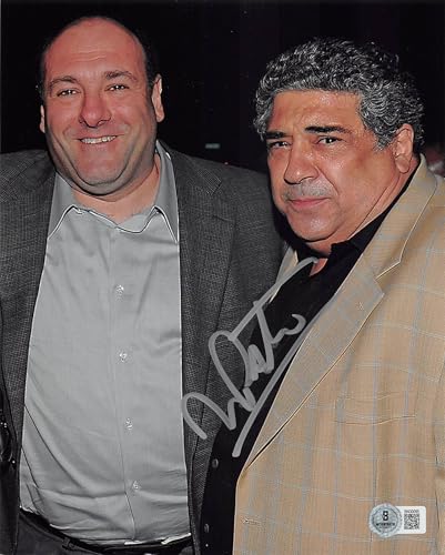 Vincent Pastore The Sopranos Authentic Signed 8x10 Vertical Photo BAS 2
