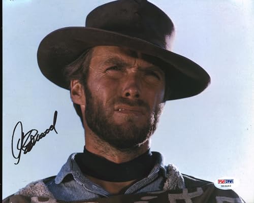 Clint Eastwood The Good, the Bad and the Ugly Signed 8x10 Photo PSA/DNA #X03462