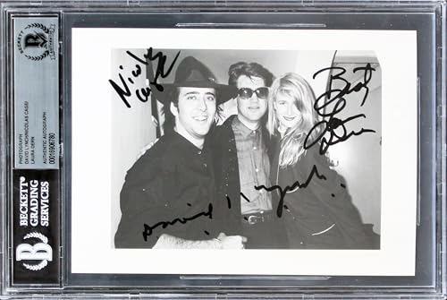 Laura Dern, Nicolas Cage & David Lynch Wild At Heart Signed 5x7 Photo BAS Slab