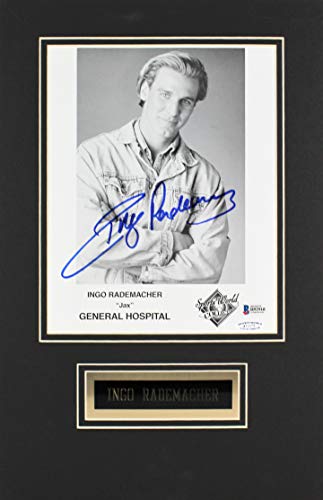 Ingo Rademacher General Hospital Authentic Signed 8x10 Matted Photo BAS #H92910