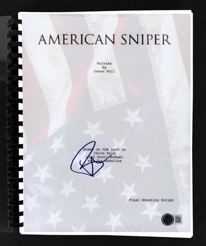 Bradley Cooper American Sniper Authentic Signed Movie Script BAS #BM61650