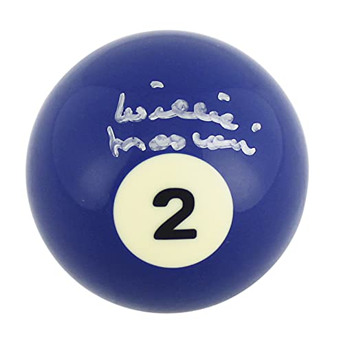 Willie Mosconi Authentic Signed Billiards Pool #2 Ball Autographed PSA #AA82178