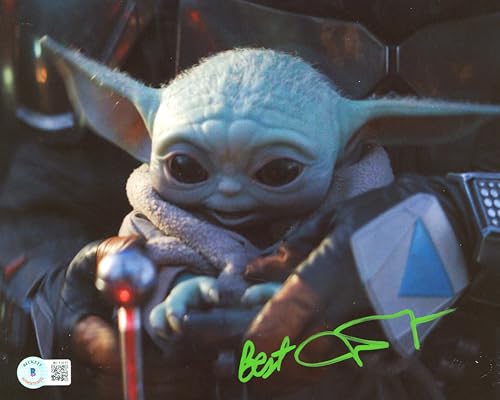 John Rosengrant The Mandalorian "Best" Authentic Signed 8x10 Photo BAS #BC13619