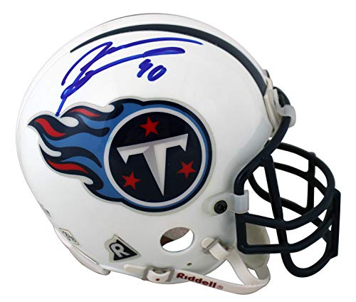 Titans Jevon Kearse Authentic Signed White Mini Helmet Autographed BAS #X71250