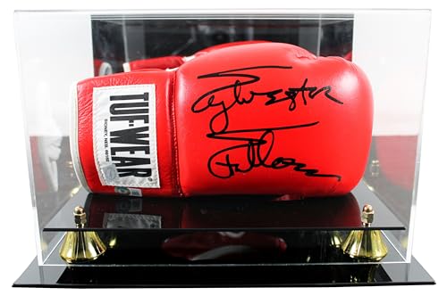 Sylvester Stallone Rocky Signed Right Hand Red Tuf-Wear Boxing Glove w/ Case BAS