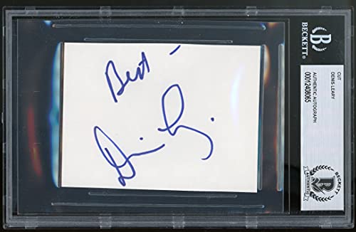 Denis Leary Animal Kingdom Authentic Signed 3x5 Cut Signature BAS Slabbed