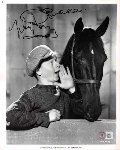 Mickey Rooney Stablemates Authentic Signed 8x10 Photo Autographed BAS #BL76494