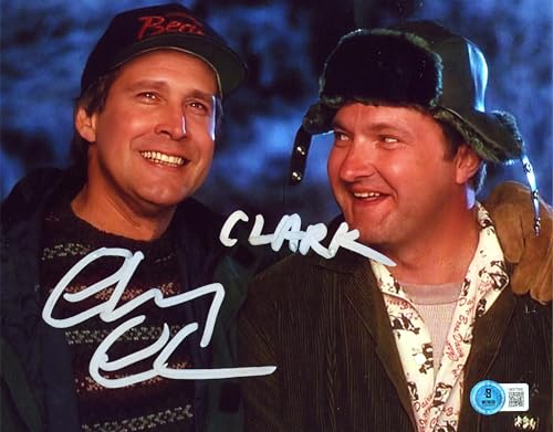 Chevy Chase Christmas Vacation "Clark" Authentic Signed 8x10 Photo BAS #1W377500