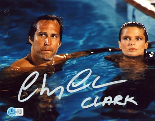 Chevy Chase Vacation "Clark" Authentic Signed 8x10 Photo BAS #1W377496