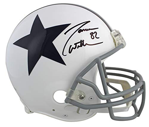 Cowboys Jason Witten Signed White Throwback Proline Full Size Helmet BAS Witness