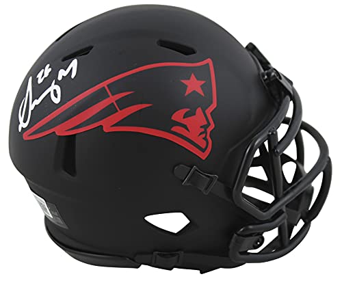 Patriots Sony Michel Authentic Signed Eclipse Speed Mini Helmet BAS Witnessed