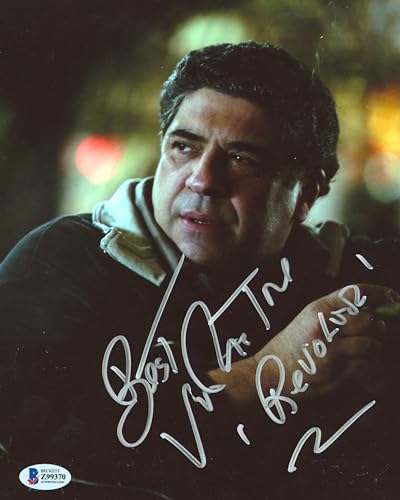 Vincent Pastore The Sopranos "Best, Revolver" Signed 8x10 Photo BAS #Z99370