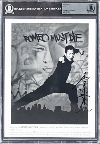 Jet Li Romeo Must Die Authentic Signed 8x10 Photo Autographed BAS Slabbed