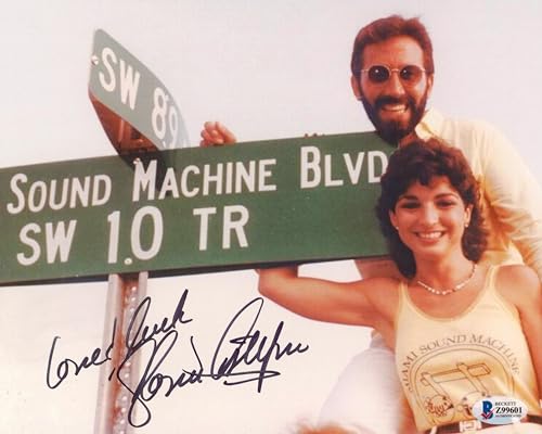 Gloria Estefan Miami Sound Machine "Love & Luck" Signed 8x10 Photo BAS #Z99601