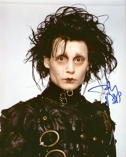 Johnny Depp Edward Scissorhands Authentic Signed 8x10 Photo BAS #AD64453