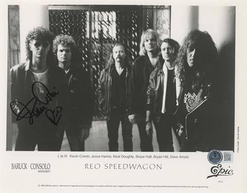 Kevin Cronin REO Speedwagon Authentic Signed 8x10 Photo BAS #BM03377