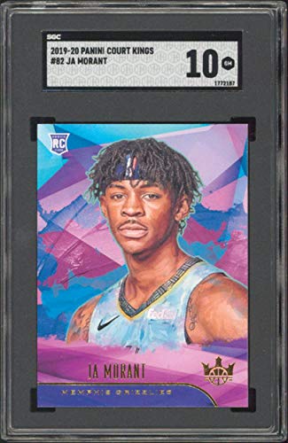 Grizzlies Ja Morant 2019 Panini Court Kings Level 1 #82 Rookie Card Grade 10 SGC