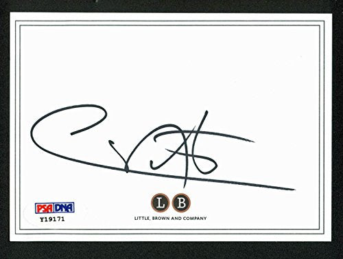 Carlos Santana Authentic Signed 3.5x5 signature cut PSA/DNA #Y19171