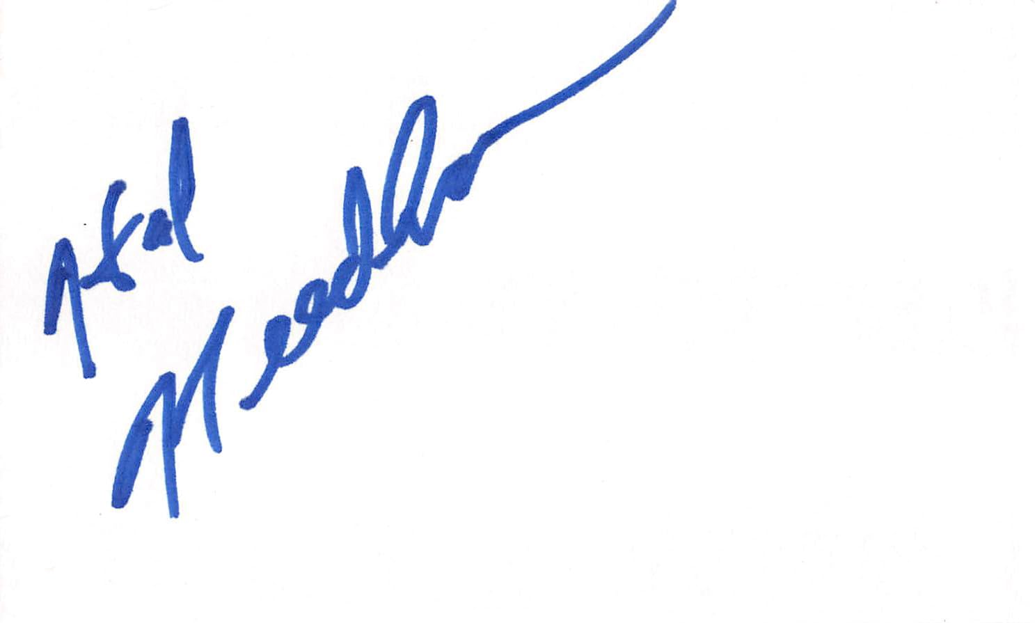 Hal Needham Smokey and the Bandit Authentic Signed 3x5 Index Card BAS #BL96240