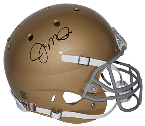 Notre Dame Joe Montana Signed Schutt Full Size Rep Helmet BAS Witnessed