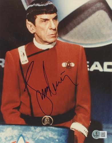Leonard Nimoy Star Trek Authentic Signed 8x10 Photo Autographed BAS #BN74386